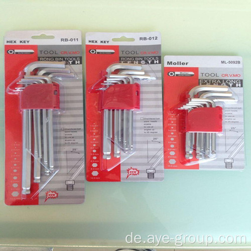 Kugelschreiber mittlerer Lenth Hex Key Set